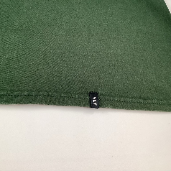 Huf Mens Green Graphic Tee Shirt M - Picture 5 of 7